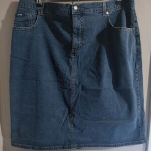 Denim Blue Skirt